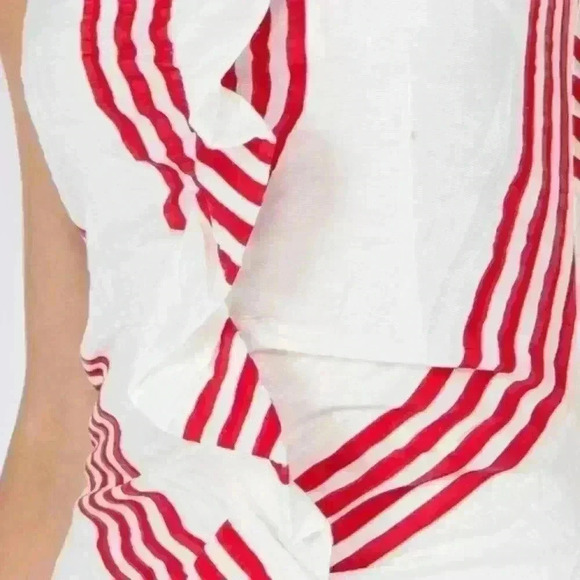 NWT White and red tube dress - Picture 6 of 6